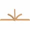 Ekena Millwork Redmond Smooth Timber Gable Bracket, Western Red Cedar, 96"W x 52"H x 3 1/2"D x 3 1/2"F, 13/12 Pitch GBW096X52X0404RED00SWR - alternate 5